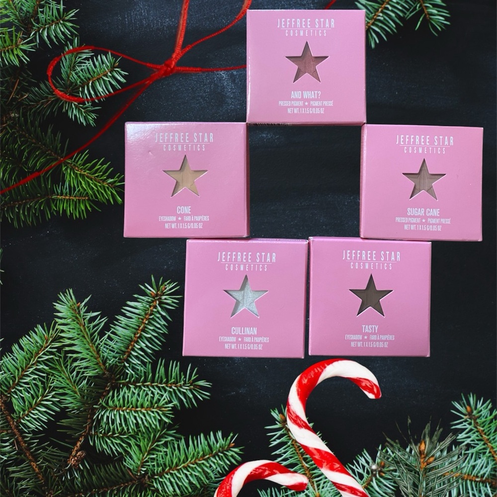 Jeffree Star Bundle of 5 Eyeshadows and Pressed Pigments